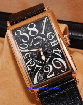 Franck Muller "Long Island, Crazy Hours" in 18KPG