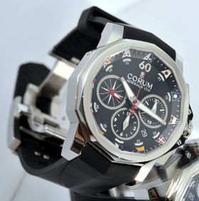 Corum "Admiral's Cup Challenge 44" chronograph in Steel