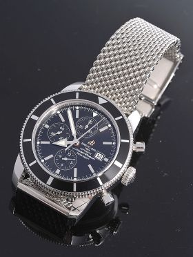 Breitling 46mm "SuperOcean Heritage" ref. A13320 200m auto/date chronograph in Steel
