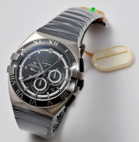 Omega, 44mm "Constellation Double Eagle Mission Hills World Cup" Co-Axial COSC Chronograph Ref.12192415001001 in Titanium
