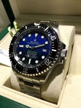 Rolex, 44mm Oyster Perpetual Date "Deep Sea D-Blue dial James Cameron" 3900m Ceramic bezel Ref.116660 Chronometer in Steel
