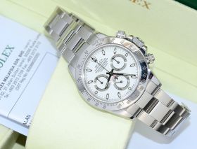 Rolex, 40mm Oyster Perpetual "Cosmograph Daytona" automatic Chronometer Ref.116520 K series in Steel