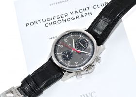 IWC, 43.5mm "Portuguese Yacht Club Flyback Chronograph" Ref.3905-03 auto/date in Steel