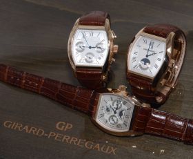 Girard Perregaux Richeville Collection Privee L.Edition of 10 sets Flyback Chronograph, Perpetual Calendar & Lunar Date in 18KPG