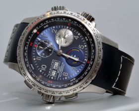 Hamilton 44mm "Khaki Navy Regatta" Chronograph in Steel
