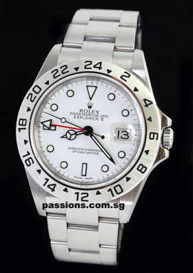 Rolex, 40mm Oyster Perpetual Date "Explorer 2" Chronometer Ref.16570 "F" series in Steel