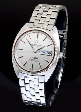 Omega 35mm Circa 1972 C shape Constellation automatic day date Chronometer Ref.ST168.0057 in Steel