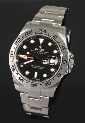Rolex, 42mm Oyster Perpetual Date "Explorer II" chronometer Ref.216570 in Steel