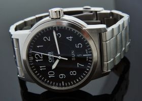 Oris 42mm "BC3 Sportsman" automatic Day-date Ref.735.7640.4164MB in Steel