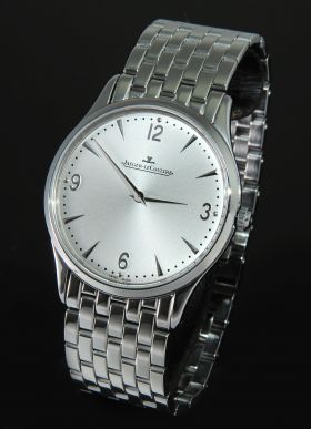 Jaeger LeCoultre 38mm "Master Ultra Thin 38" Ref.Q1348420 in Steel with bracelet
