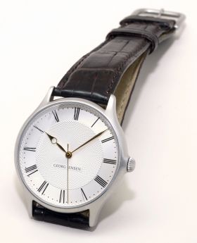 Georg Jensen 38mm Bo Benfils Design Nr.381 quartz in Steel