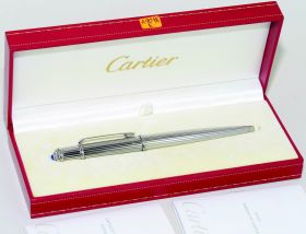Cartier Stylo Diabolo de Cartier Ball-point pen in Palladium finish