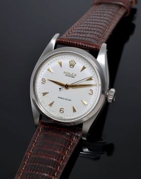 Rolex C.1955 34mm Oyster Precision Ref.6422 manual winding in Steel