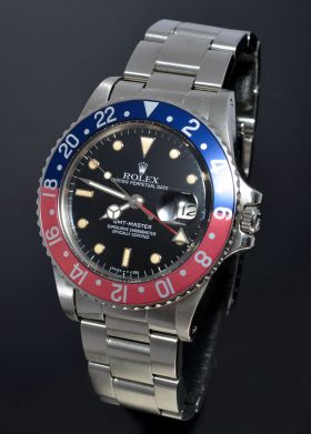 Rolex C.1985 40mm Oyster Perpetual Date "GMT Master" Chronometer Ref.16750 automatic in Steel