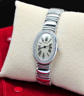 2005 Cartier Lady's Baginoire Ref.WB5081L2 quartz with diamonds in 18KWG