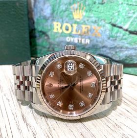 2005 Rolex 36mm Gents Oyster Perpetual "Datejust" Chronometer Ref.116234 in 18KWG & Steel with diamonds dial