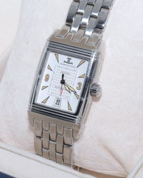Jaeger LeCoultre "Reverso Gran'Sport automatic" 290.8.60 date in Steel with bracelet