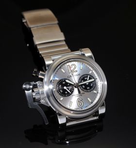 2012 Graham, 47mm Ref.20VAS "Chronofighter Oversize" automatic chronograph Panda dial in Steel