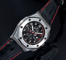 2009 Audemars Piguet, 48mm Royal Oak Offshore Chronograph Ref.26133ST.OO.A101CR.01 "SHAQ O Neal" L.Edition in Steel. Full set