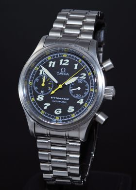 Omega 38mm Dynamic automatic Chronograph Ref.5240.50.00 in brushed steel