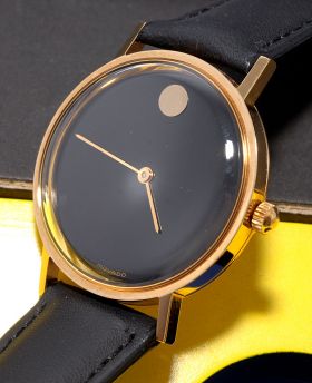 Movado 1994 replica "Museum Watch" L. Edition of 1991pcs in gold plated