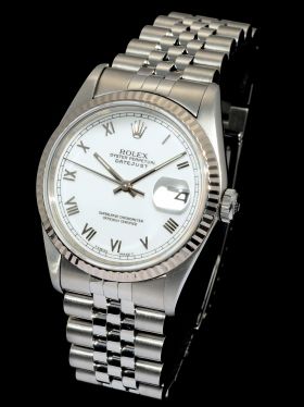 Rolex, 36mm Gents Oyster Perpetual "Datejust" Chronometer Ref.16234 "Gift to Mahathir" in 18KWG & Steel