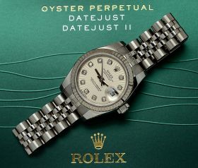 Rolex Lady's 26mm Oyster Perpetual "Datejust" Chronometer Ref.179174 in 18KWG & Steel with 10 diamonds