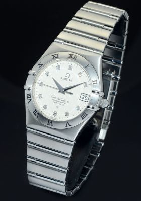 Omega 36mm Gents Constellation 50 years Ref.368.1213 auto/date Chronometer in Steel with Diamonds