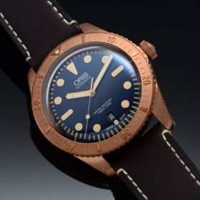 Oris 42mm Carl Brashear Limited Edition of 2000pcs auto/date 01 733 7720 3185-Set LS in Bronze