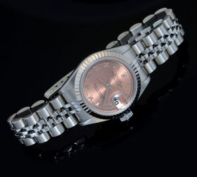 Rolex Oyster Perpetual 26mm Lady's "Datejust" Chronometer Ref.69174 in 18KWG & Steel