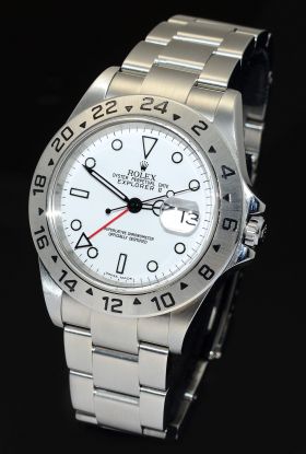 Rolex, 40mm Oyster Perpetual Date "Explorer 2" 16570 "F" series Chronometer in Steel