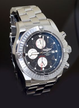 Breitling, 48mm Super Avenger II Chronometer auto/date Chronograph Ref.A13370 111/B973 in Steel