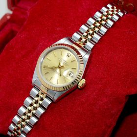 Rolex Lady's 26mm Oyster Perpetual "Datejust" chronometer Ref.79173 "P" series in 18KYG & Steel