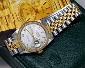 Rolex, 36mm Gents Oyster Perpetual "Datejust" Chronometer Ref.16233 "P" series in 18KYG & Steel