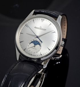 Jaeger LeCoultre, 39mm "Master Ultra Thin Moon 39" auto/date Ref.Q1368420 in Steel