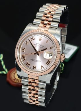 *NEW* Rolex 36mm Oyster Perpetual "Datejust" Chronometer Ref.116231 in 18KPG & Steel