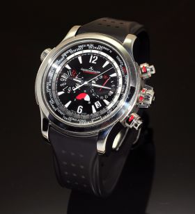 2008 Jaeger LeCoultre 46mm "Master Compressor Extreme World Chronograph" Ref.Q1768470 auto date in Steel & Titanium. B&P