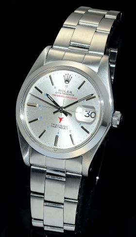 Rolex, C.1975 34mm "OysterDate, Precision" Special dial The Swiveller's Shop Ref.6694 manual winding & date in Steel