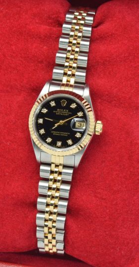 Rolex Oyster Perpetual "Lady Datejust" chronometer Ref.69173 in 18KYG & Steel