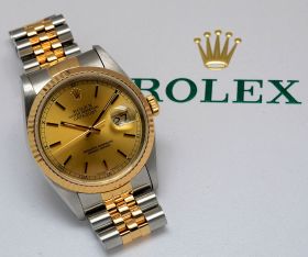 Rolex, 36mm Gents Oyster Perpetual "Datejust" Chronometer Ref.16233 in 18KYG & Steel