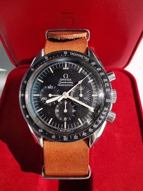 C.1973 vintage Omega 42mm Ref.145.022-71 "Speedmaster Professional Moonwatch" Lemania Cal.861 in Steel