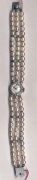 Mathey Tissot, Tissot in 14KWG case with Diamonds & Pearl bracelet 