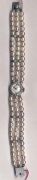 Mathey Tissot, Tissot in 14KWG case with Diamonds & Pearl bracelet 