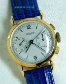 Jaeger (Jaeger LeCoultre) 26mm 18KYG Chronograph "The smallest wrist Chronograph ever made"