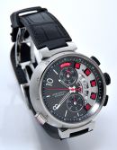 *Rare* Louis Vuitton 45mm "Tambour Spin Time Regatta" automatic Chronograph Ref.Q102R0 in Titanium