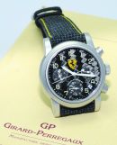 Girard Perregaux, 38mm "Ferrari Chronograph" Ref.80200M0.11.6656 auto/date Carbon fibre dial in matt Steel