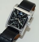 Oris 34x45mm Rectangular Complications 2002 automatic Ref.0158175284064 two time zones in Steel