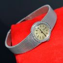 Omega 18mm C.1968 Ladys Ref.7174 manual winding with 28 diamonds on 18KWG