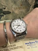 1990 Rolex, 36mm Gents Oyster Perpetual "Datejust" Chronometer Ref.16234 in 18KWG & Steel. 1 owner B&P+RSC