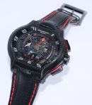 2014 DeLaCour auto Date 24hrs Power-reserve City Ego Chrono45 Chronograph Limited Edition of 222pcs in Black PVD Steel